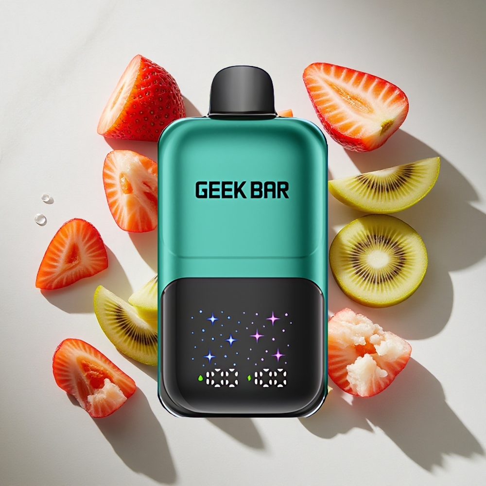 Aardbei  Kiwi GEEK BAR 2GO Series 50000 Puffs Nederland vapes Dual Tanks 20mL