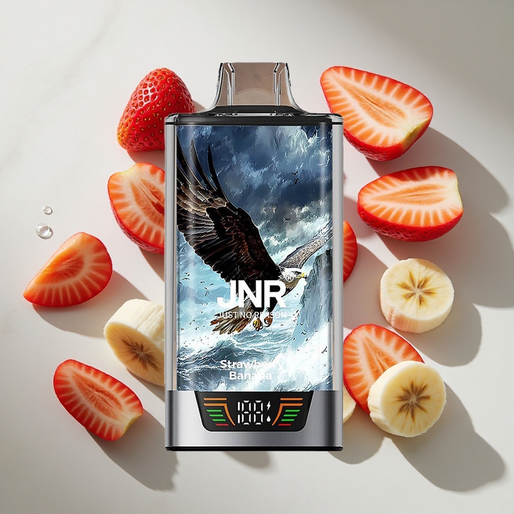 Aardbei Banaan JNR Falcon Pro 28000 Puffs Nederland vapes 30ml Voorgevuld