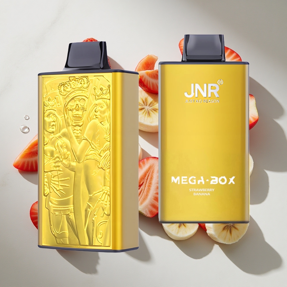 Aardbei Banaan JNR Mega Box 25000 Puffs Nederland vapes Dual Mesh Coil
