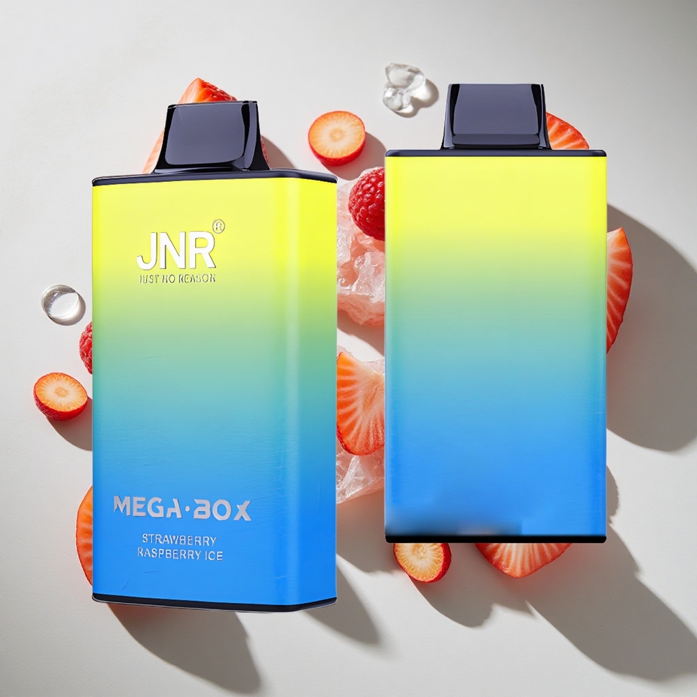 Aardbei Framboos IJs JNR Mega Box 25000 Puffs 30ml e-vloeistof Nederland vapes Dual Mesh Coil