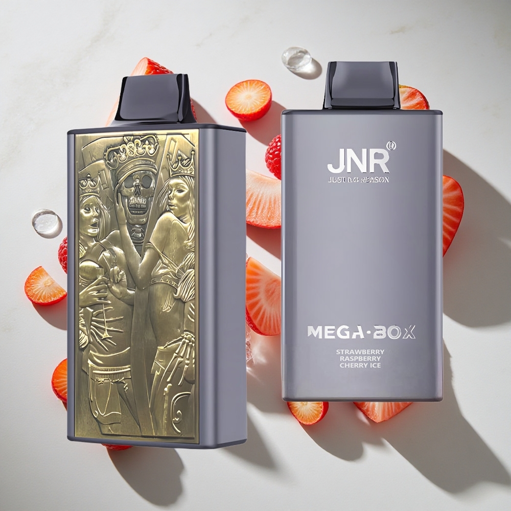Aardbei Framboos Kers IJs JNR Mega Box 25000 Puffs Wegwerp Vape 30ml e-vloeistof Nederland vapes