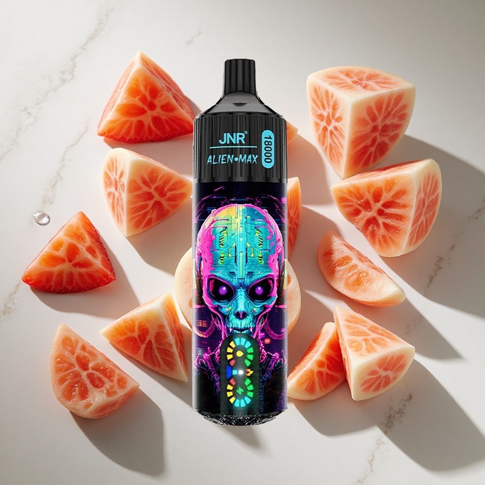 Aardbei Hubba Bubba JNR Alien Max 18000 Puffs Nederland vapes met 28ml e-vloeistof  20 smaken
