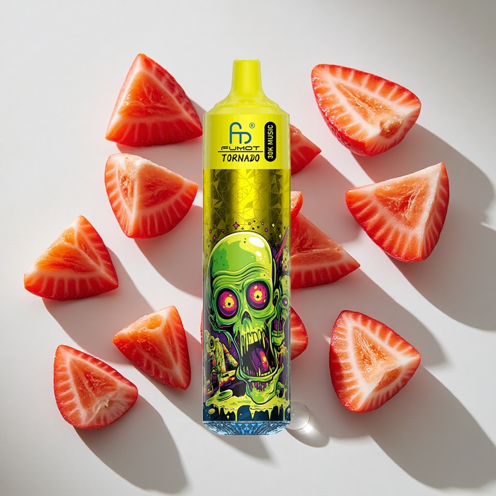 Aardbei IJs Fumot RandM Tornado 30000 Puffs Nederland vapes 30mL 2 5 Nicotine