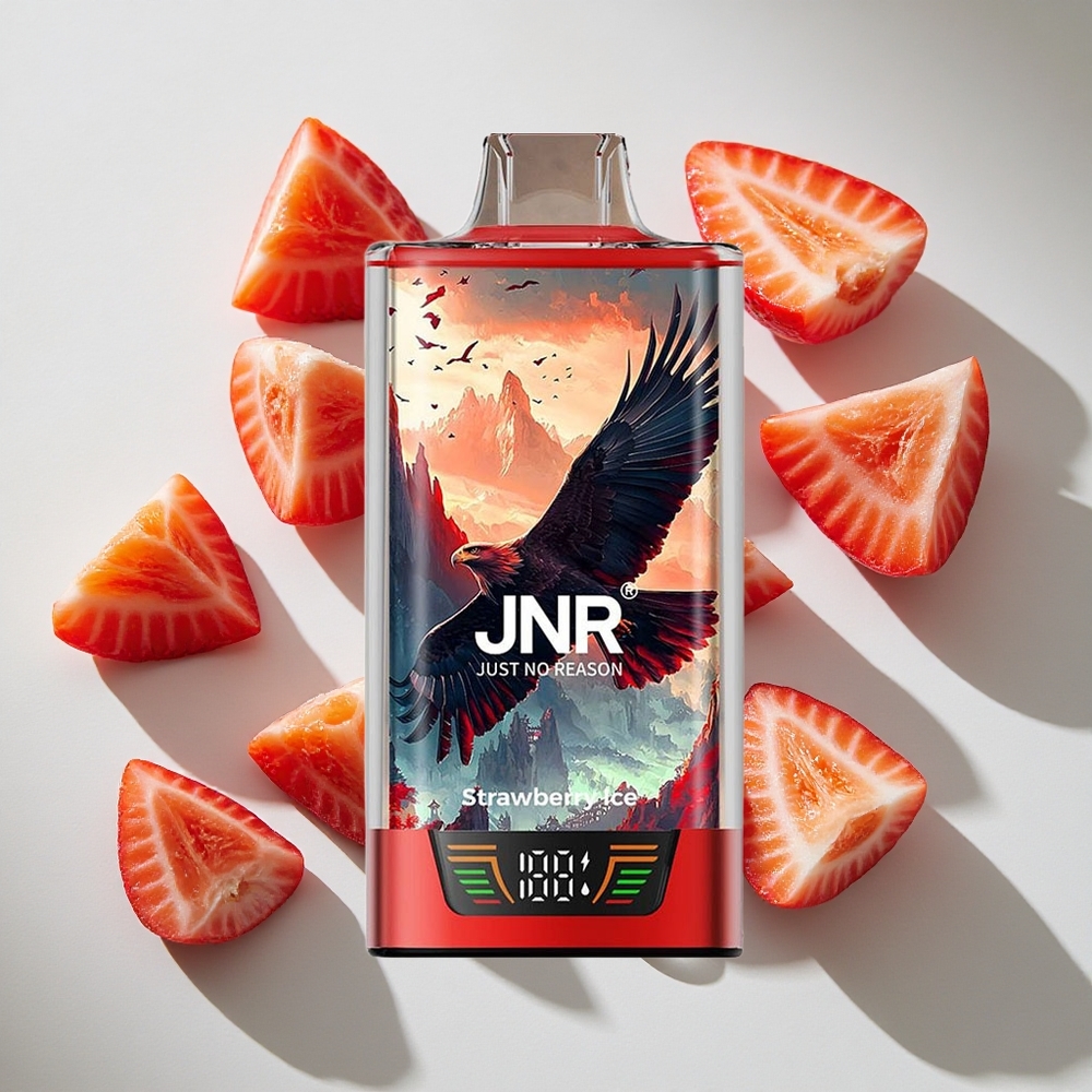 Aardbei IJs JNR Falcon Pro 28000 Puffs Nederland vapes Dual Mesh Coil