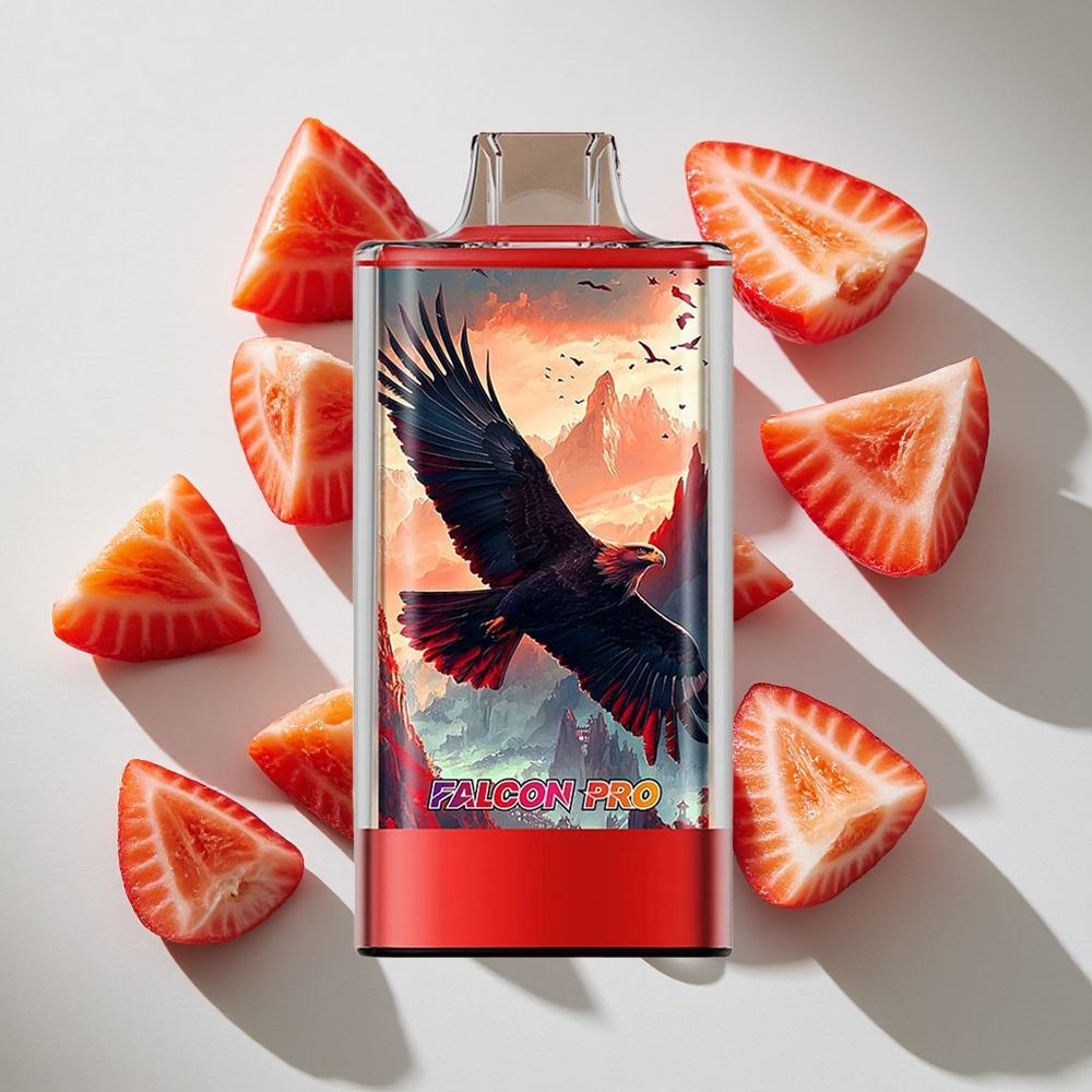Aardbei IJs JNR Falcon Pro 28000 Puffs Nederland vapes Dual Mesh Coil