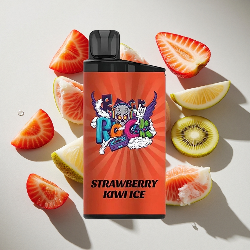 Aardbei Kiwi IJs IGET Bar 3500 Puffs Nederland vapes met 1400 mAh