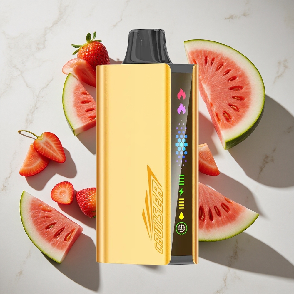Aardbei Kokosnoot Watermeloen JNR Cruiser 12000 Puffs Nederland vapes Met 25ml Vloeistof en 3500 mAh Accu