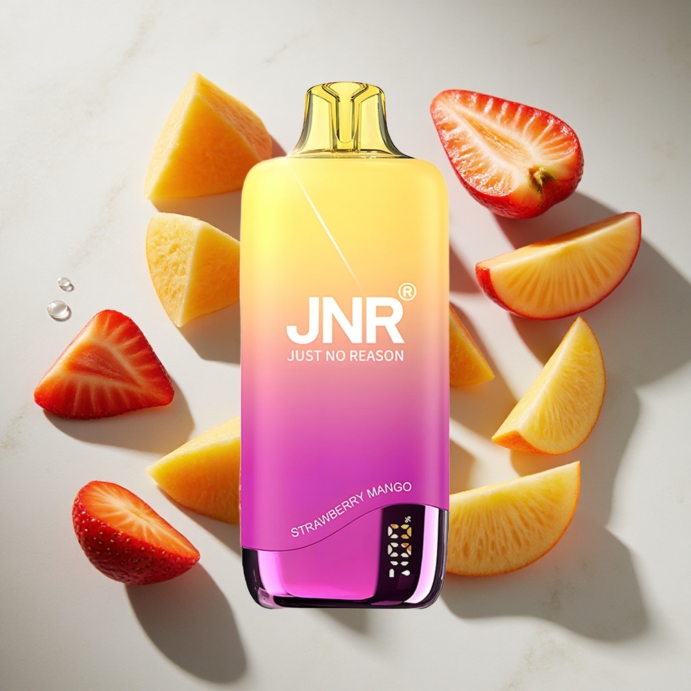 Aardbei Mango JNR Rainbow 10500 Puffs Wegwerp Vape 18ml Nederland vapes USB-C