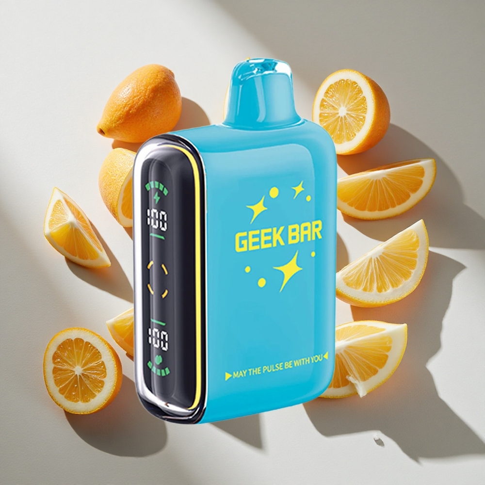 Aardbei-Mint Geek Bar Pulse 15000 Puffs Nederland Vapes Met 16ML Vloeistof  USB Type-C