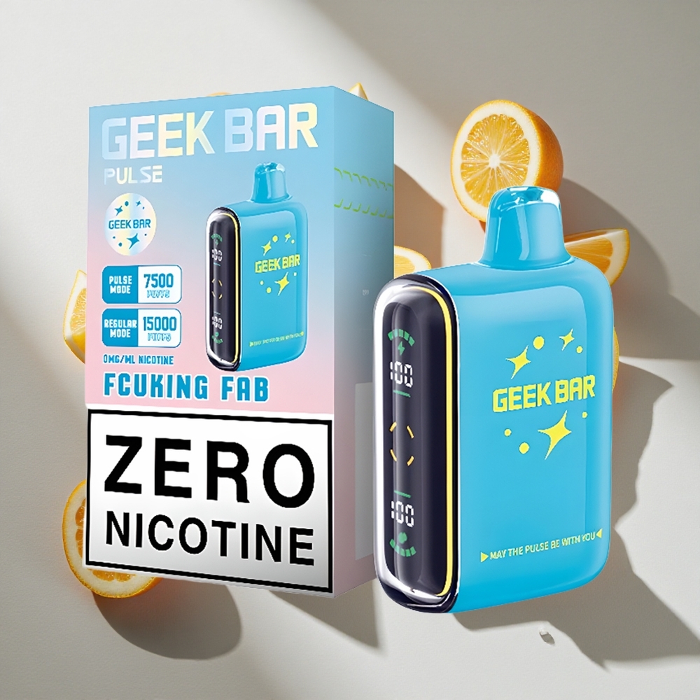 Aardbei-Mint Geek Bar Pulse 15000 Puffs Nederland Vapes Met 16ML Vloeistof  USB Type-C
