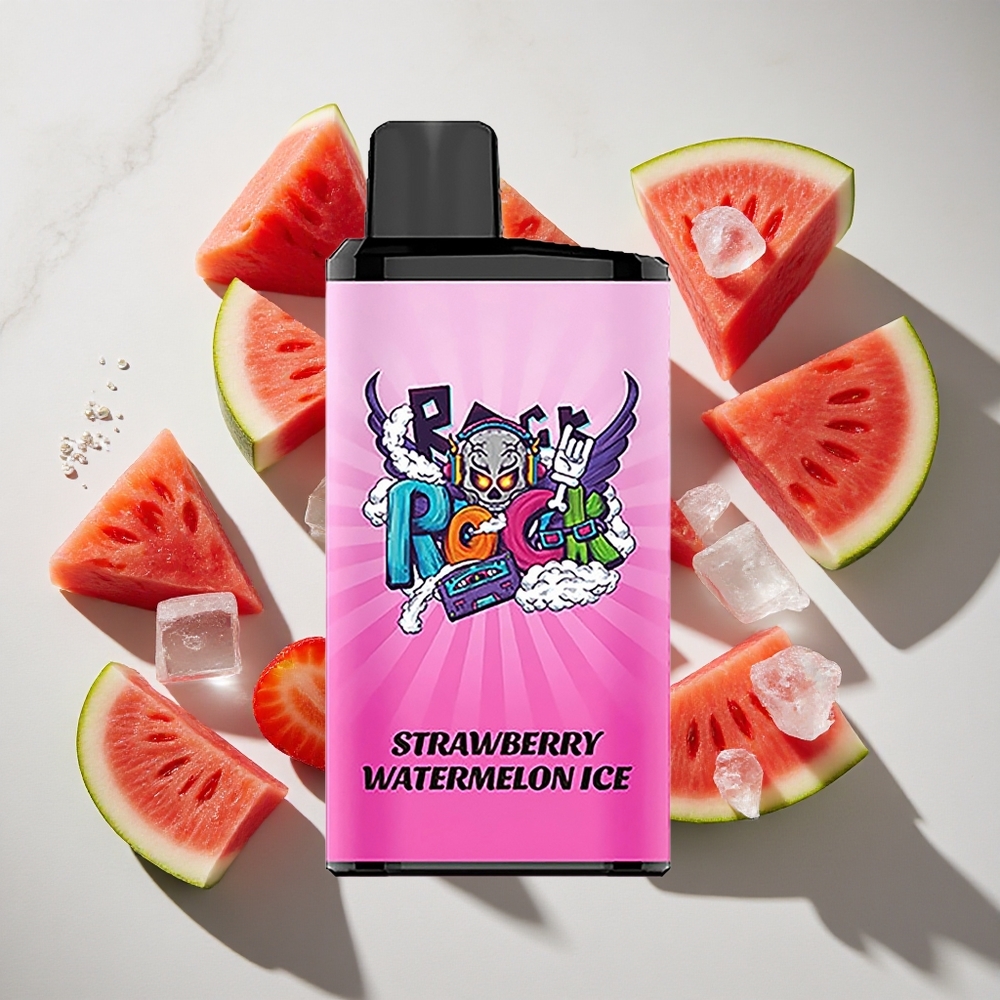 Aardbei Watermeloen IJs IGET Bar Pro 10000 Puffs Nederland vapes 2000 mAh-batterij