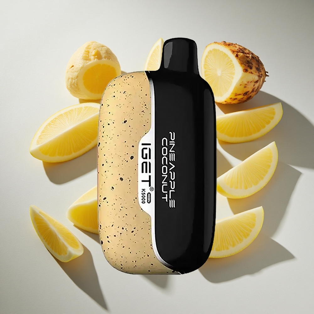 Ananas Kokos IGET Moon K5000 Puffs Nederland vapes - Tot 5000 Puffs