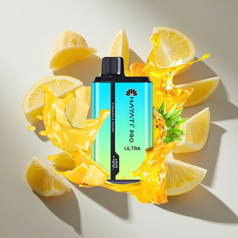 Ananas Zuur Hayati Pro Ultra 15000 Puffs Nederland vapes 2 12ml