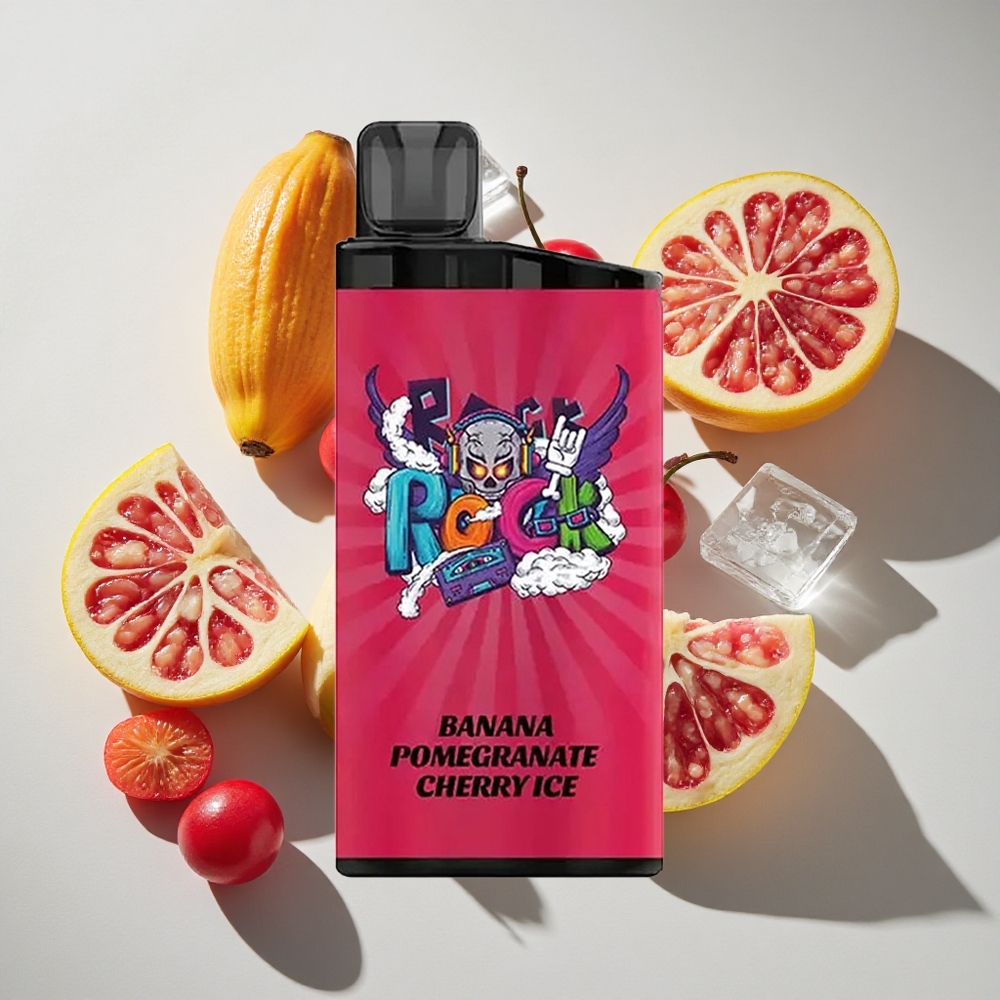 Banaan Granaat Kers IJssmaak IGET Bar 3500 Puffs Nederland vapes - 1400 mAh Batterij