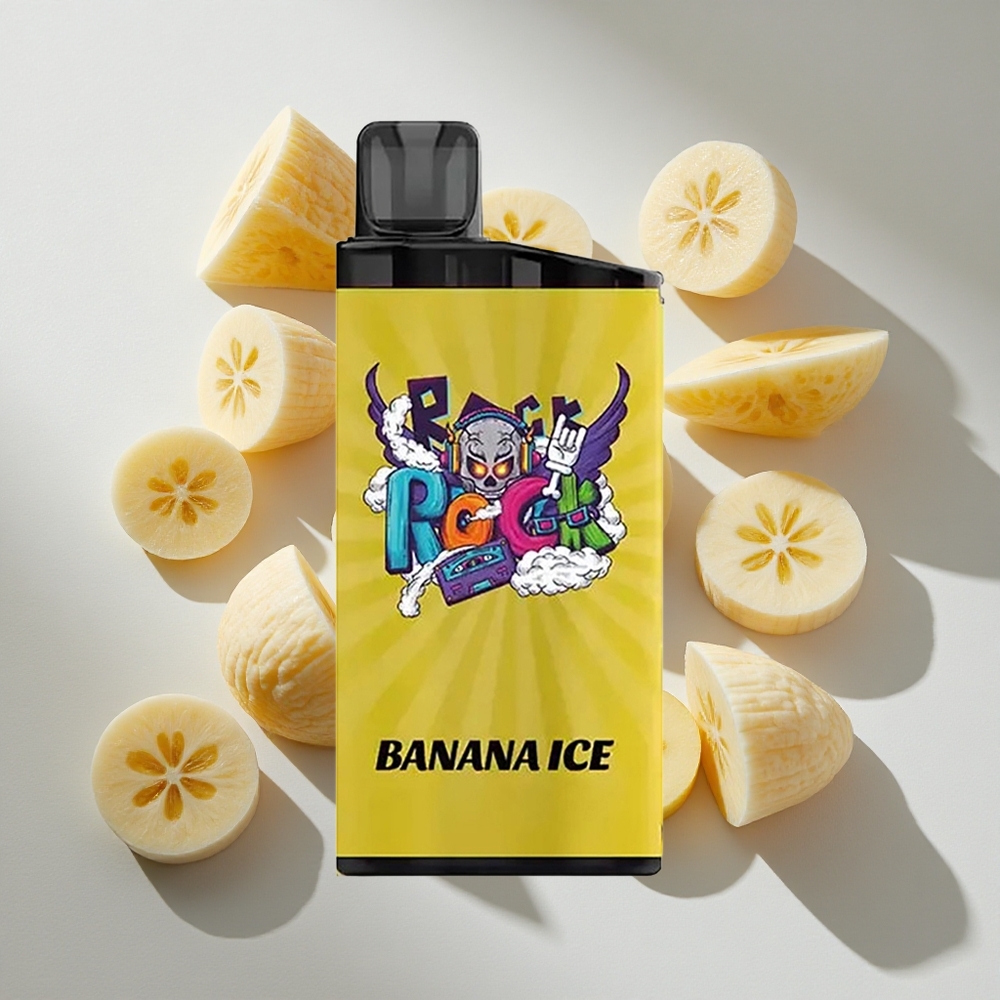 Bananas Ijs IGET Bar 3500 Puffs Nederland vapes - 1400 mAh Batterij