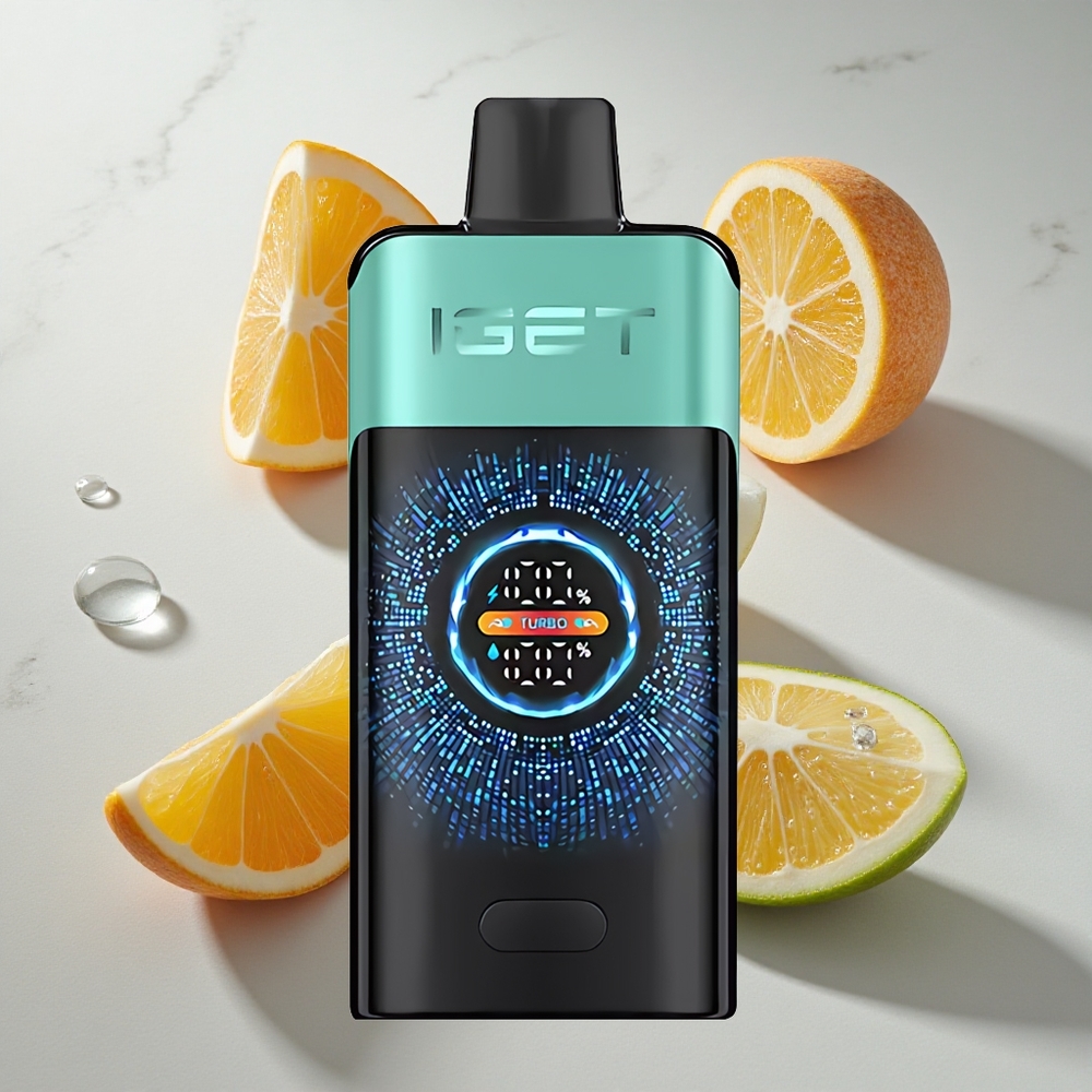 Bergbron Munt IJs IGET ONE 12000 Puffs Nederland vapes met 2700 mAh Batterijcapaciteit