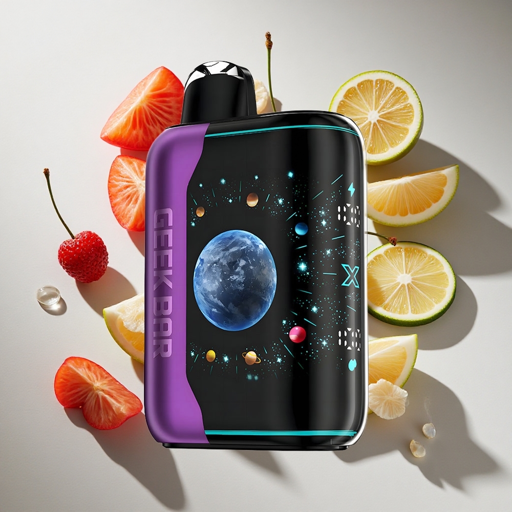 Bessen Kers Limoen GEEK BAR Platinum Edition 25000 Puffs Nederland vapes Dual Mesh Coil