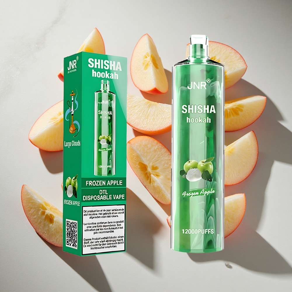 Bevroren Appel JNR Shisha Hookah 12000 Puffs Nederland vapes - 24ml vloeistof 750mAh