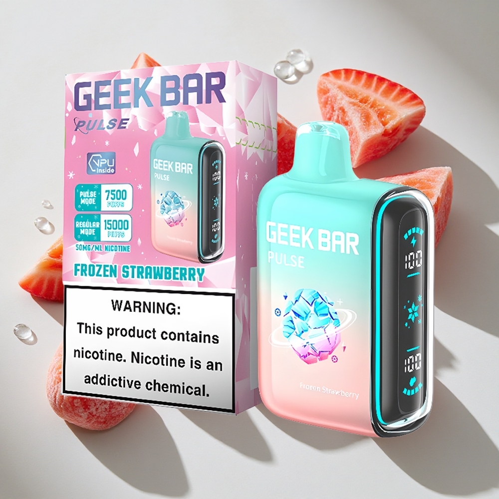 Bevroren Geek Bar Pulse 15000 Puffs (16ML 5 Nicotine) Nederland vapes
