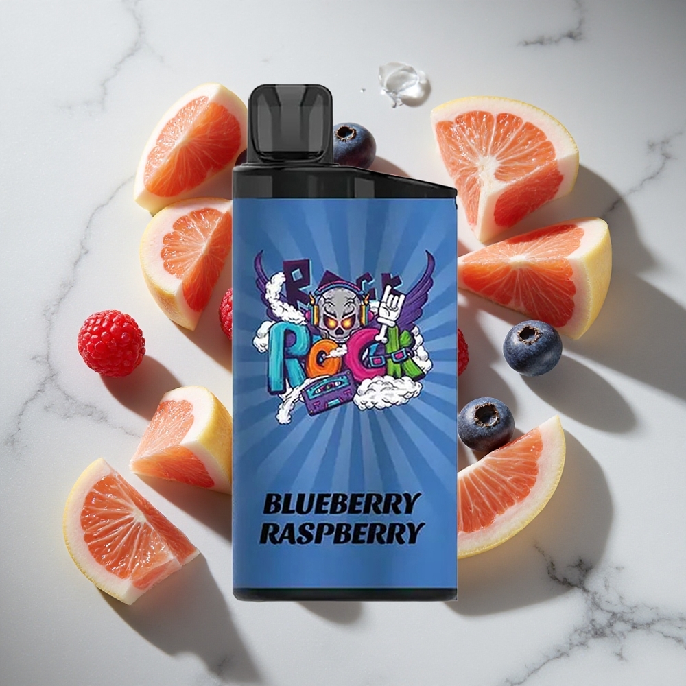 Blauwe Bes Framboos IGET Bar 3500 Puffs Nederland vapes met 1400 mAh batterij
