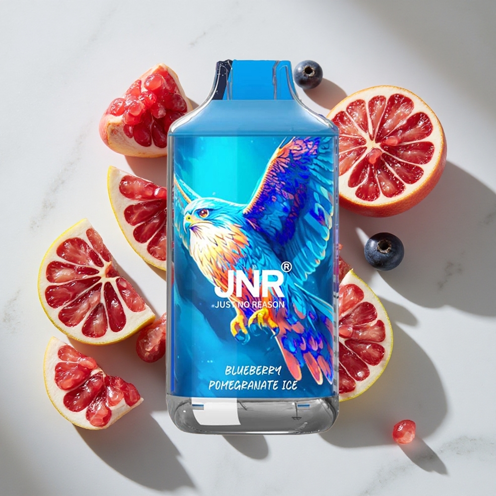 Blauwe Bes Granaatappel IJs JNR Falcon 16000 Puffs Nederland vapes - 22ml Vloeistof  850 mAh