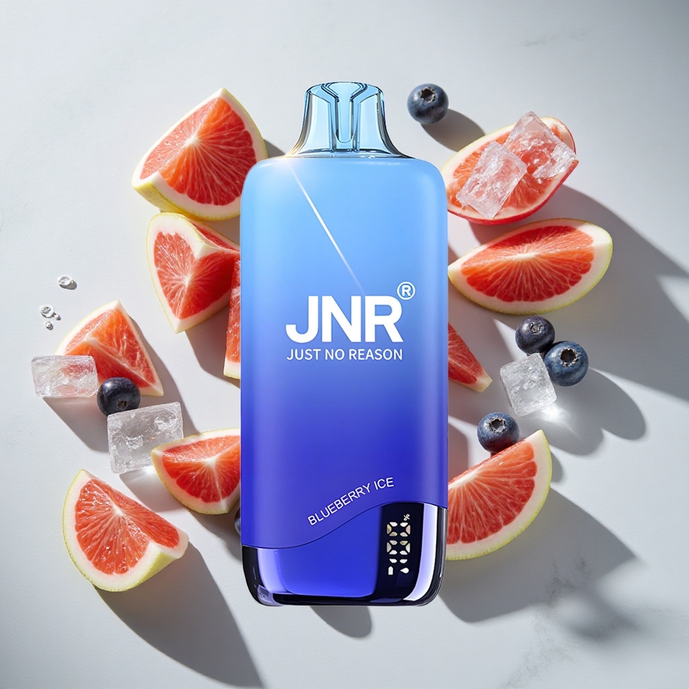 Blauwe Bes IJs JNR Rainbow 10500 Puffs Disposable Nederland vapes met 18ml Tank en USB-C Opladen