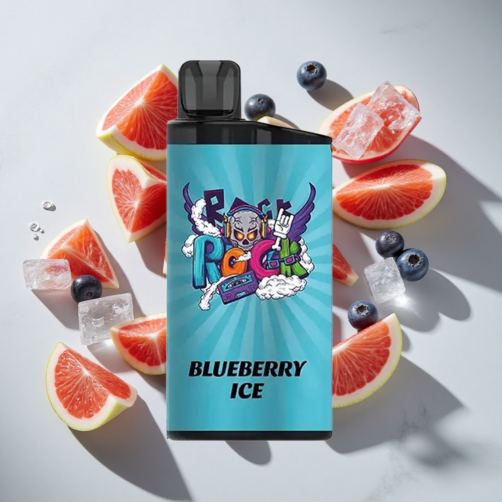 Blauwe Bes Ijs IGET Bar 3500 Puffs Nederland vapes met 1400 mAh Batterij