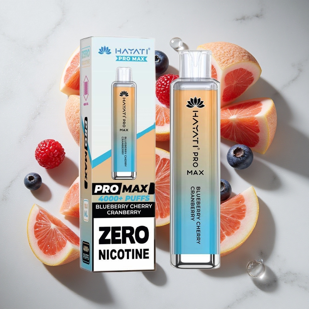 Blauwe Bes Kers Veenbes Hayati Pro Max 4000 Puffs Nederland vapes Met 1400mAh Oplaadbare Accu
