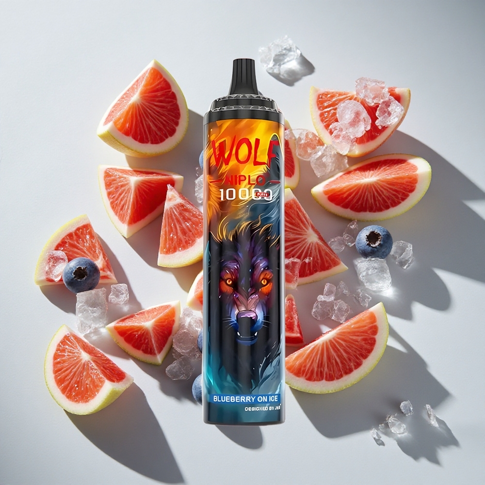 Blauwe Bes Op IJs JNR Wolf Niplo 10000 Puffs Nederland vapes Mesh Coil 10 Ohm