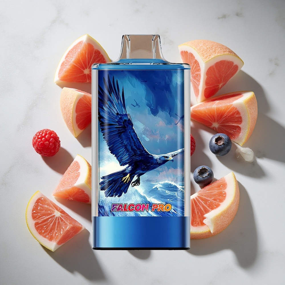 Blauwe Bes Zure Framboos JNR Falcon Pro 28000 Puffs Nederland vapes met 30ml Voorgevuld  950mAh Batterij