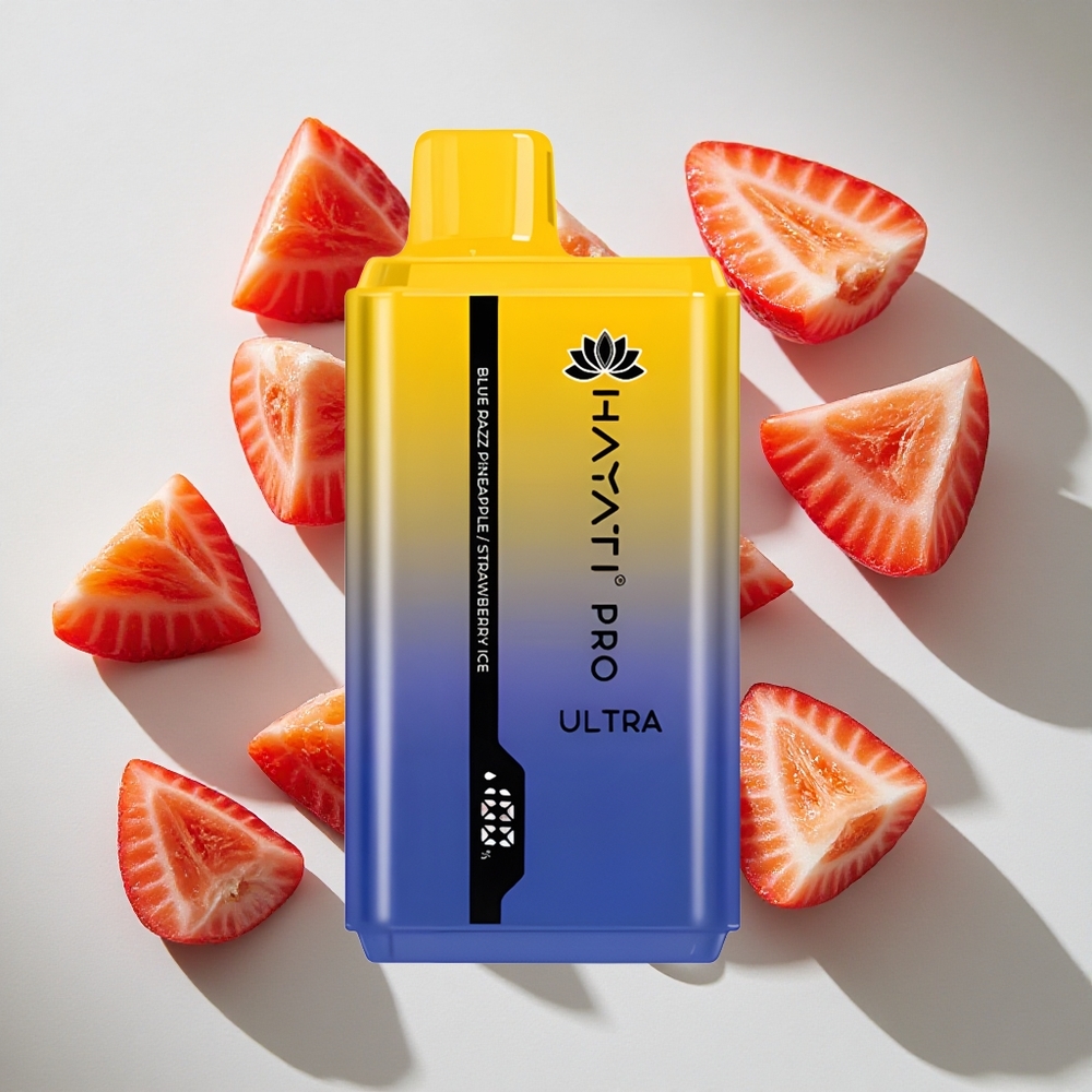 Blauwe Framboos Ananas Hayati Pro Ultra 15000 Puffs (2 12ml) Nederland vapes