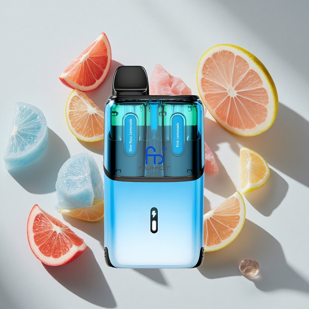 Blauwe Framboos Citroenade  Roze Citroenade Fumot Ultra T32000 Wegwerp Vape 32000 Puffs Nederland vapes Type-C Opladen