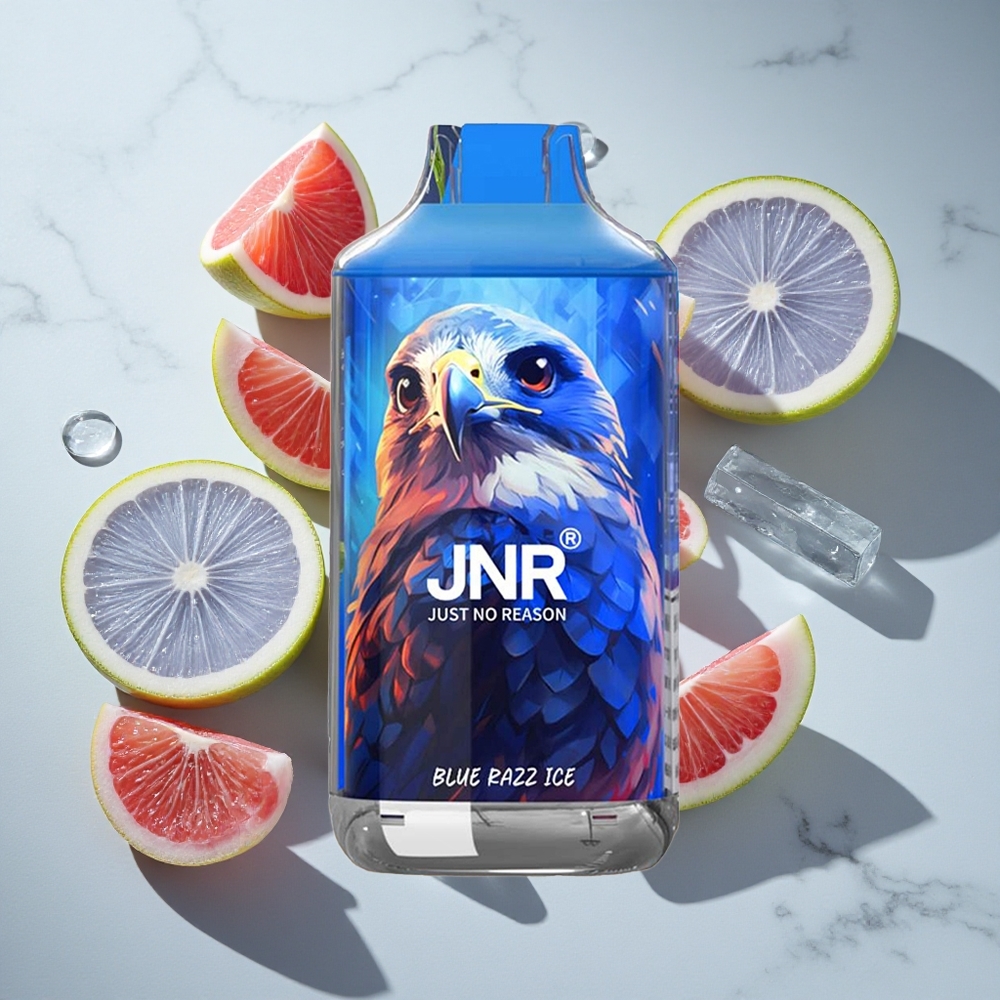 Blauwe Framboos IJs JNR Falcon 16000 Puffs Nederland vapes Dual Mesh Coil  22ml