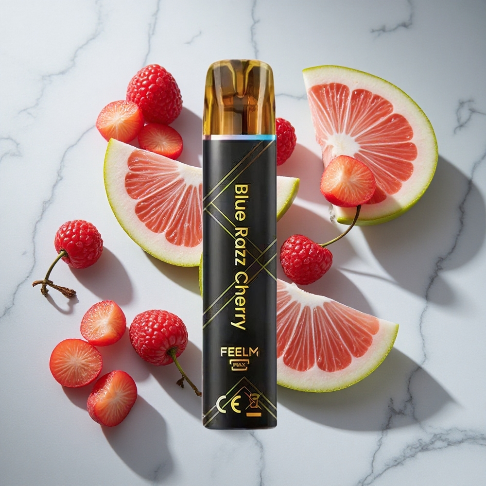 Blauwe Framboos Kers JNR BlackGolden 600+200 Puffs Nederland vapes Zonder Opladen 2ml e-vloeistof