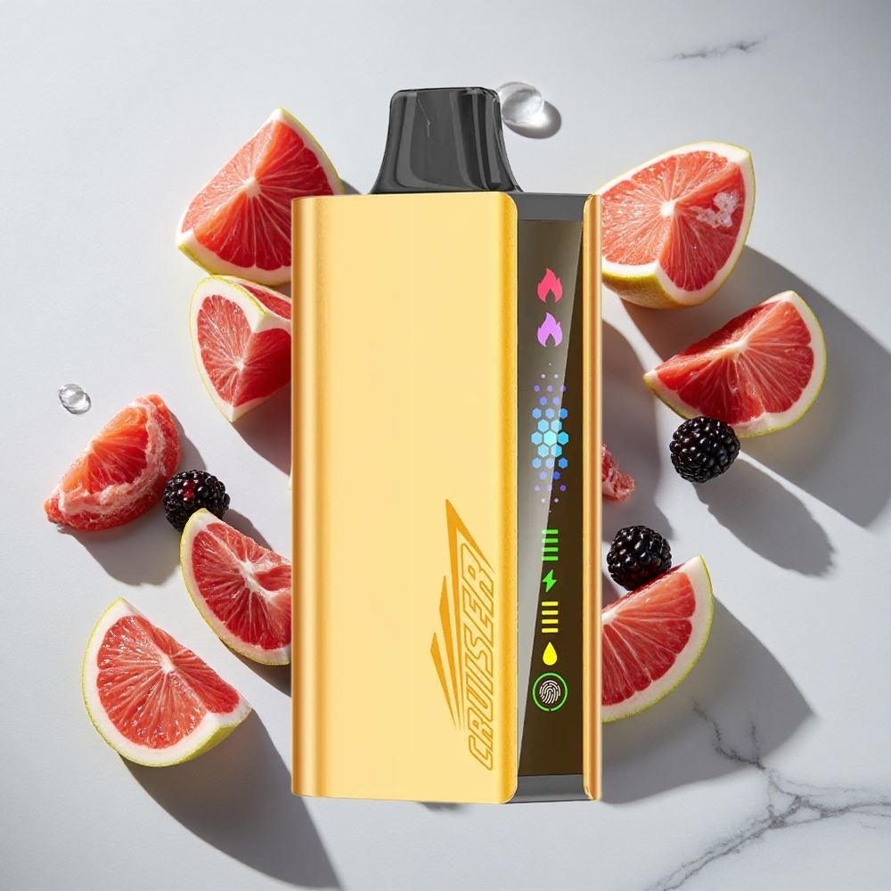 Braambes IJskoud JNR Cruiser 12000 Puffs Nederland vapes met Animation Screen Display  Full-Metal Aluminum Body