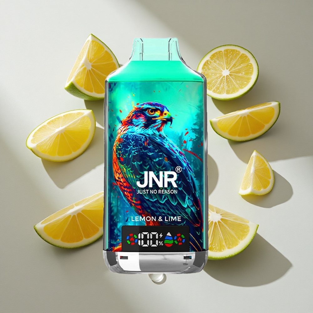 Citroen Limoen JNR Falcon X 18000 Puffs Nederland vapes Dual Mesh Coil  Dual Core
