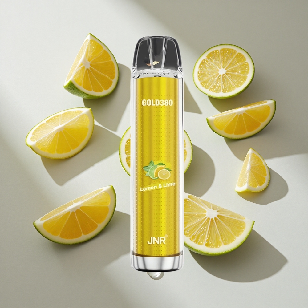 Citroen Limoen JNR Gold380 6000 Puffs Nederland vapes 1500mAh-batterij Capacity 13ml e-vloeistof Capacity