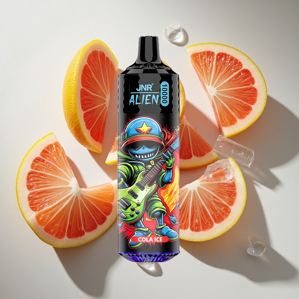 Cola IJs JNR Alien 10000 Puffs Nederland vapes met 850mAh batterij en RGB LED