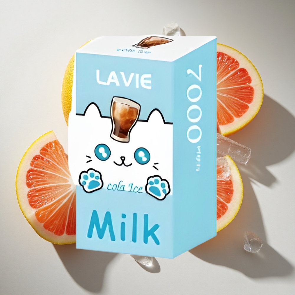 Cola IJs LAVIE Milk 7000 Puffs 16ml e-vloeistof Nederland vapes Type C Oplaadbaar
