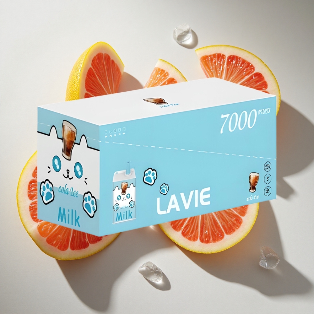 Cola IJs LAVIE Milk 7000 Puffs 16ml e-vloeistof Nederland vapes Type C Oplaadbaar