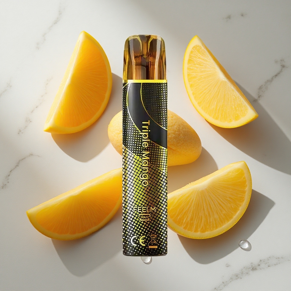 Drievoudige Mango JNR BlackGolden 600+200 Puffs Nederland vapes 550mAh 2ml