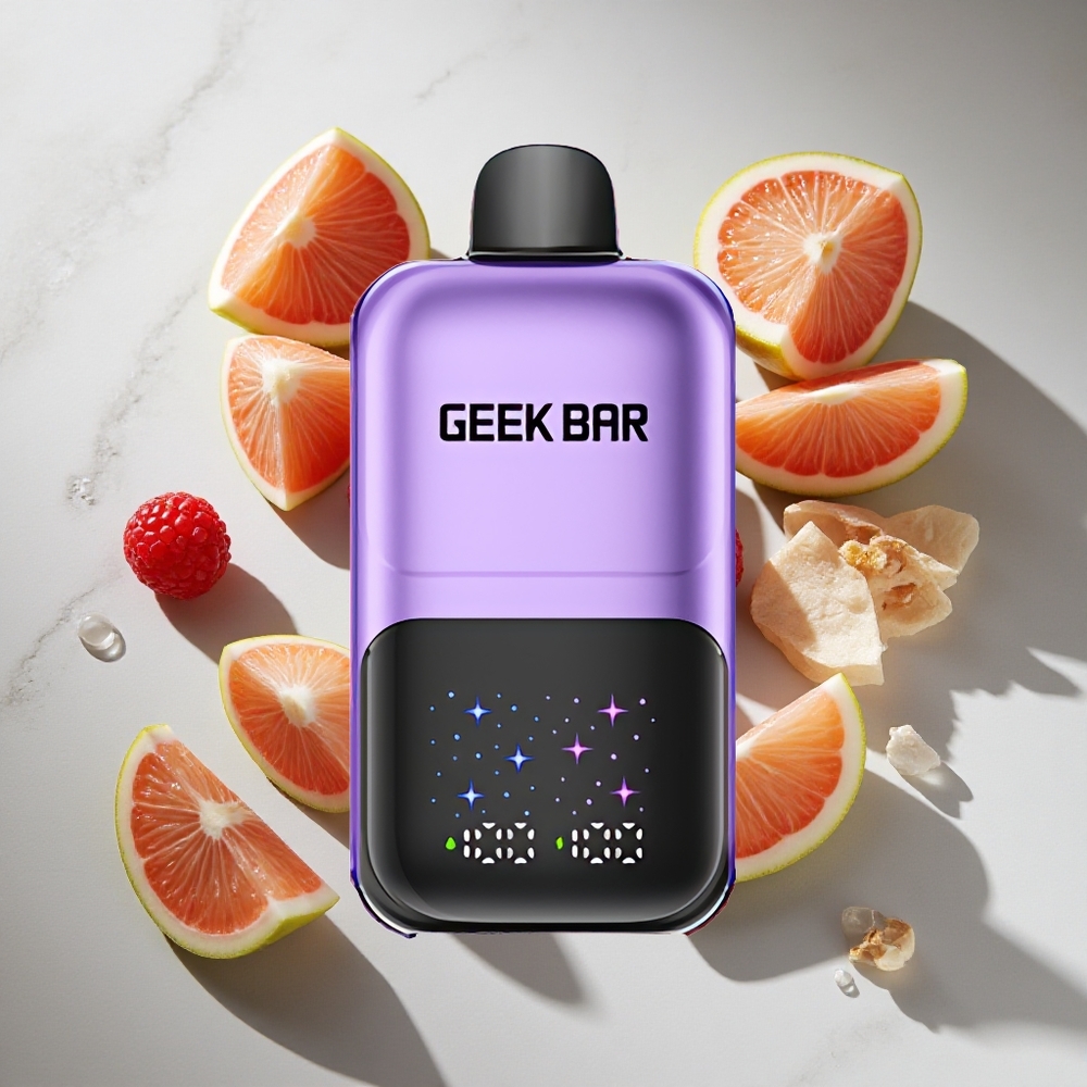 Druif  Framboos GEEK BAR 2GO Series 50000 Puffs Nederland vapes met 20ml Dual Tanks en 5 Nicotine Zout