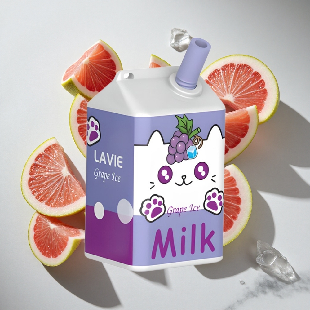Druif Ijs LAVIE Milk 7000 Puffs Nederland vapes – 16ml e-vloeistof Type C Oplaadbaar