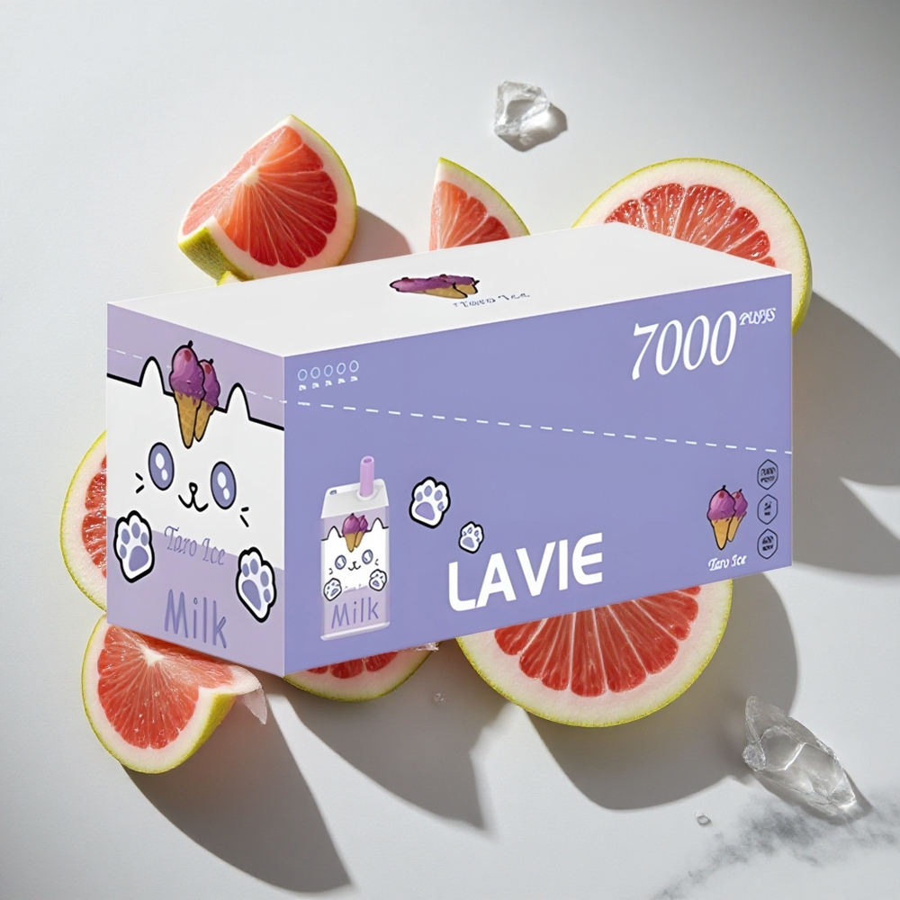 Druif Ijs LAVIE Milk 7000 Puffs Nederland vapes – 16ml e-vloeistof Type C Oplaadbaar