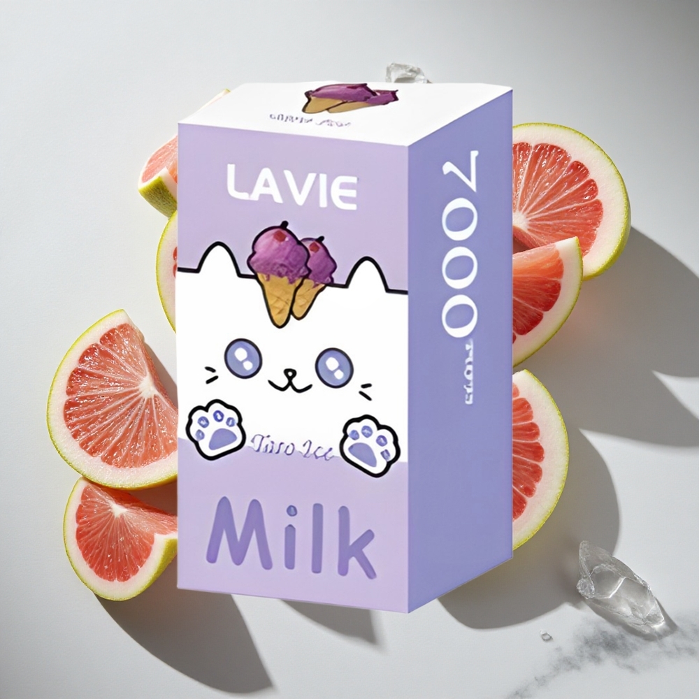 Druif Ijs LAVIE Milk 7000 Puffs Nederland vapes – 16ml e-vloeistof Type C Oplaadbaar