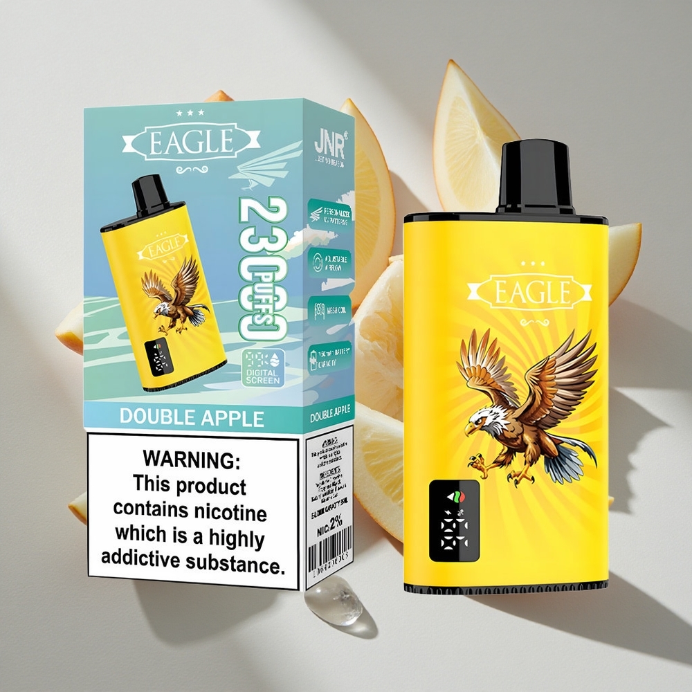 Dubbel Appel JNR EAGLE Smart 23000 Puffs Nederland vapes met Digitaal Scherm  750mAh Batterij