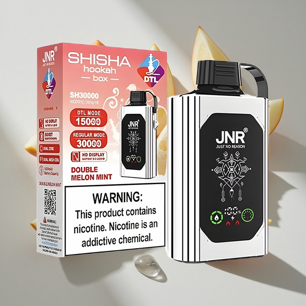 Dubbel Appel JNR Shisha Hookah Box 20500 Puffs Nederland vapes met Type-C Opladen  HD Display