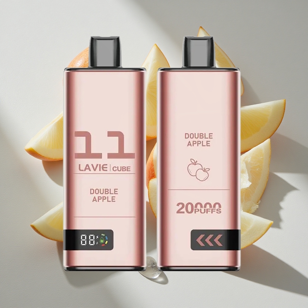 Dubbel Appel Lavie Cube 20000 Puffs Wegwerp Vape 28ML Nederland vapes Type C