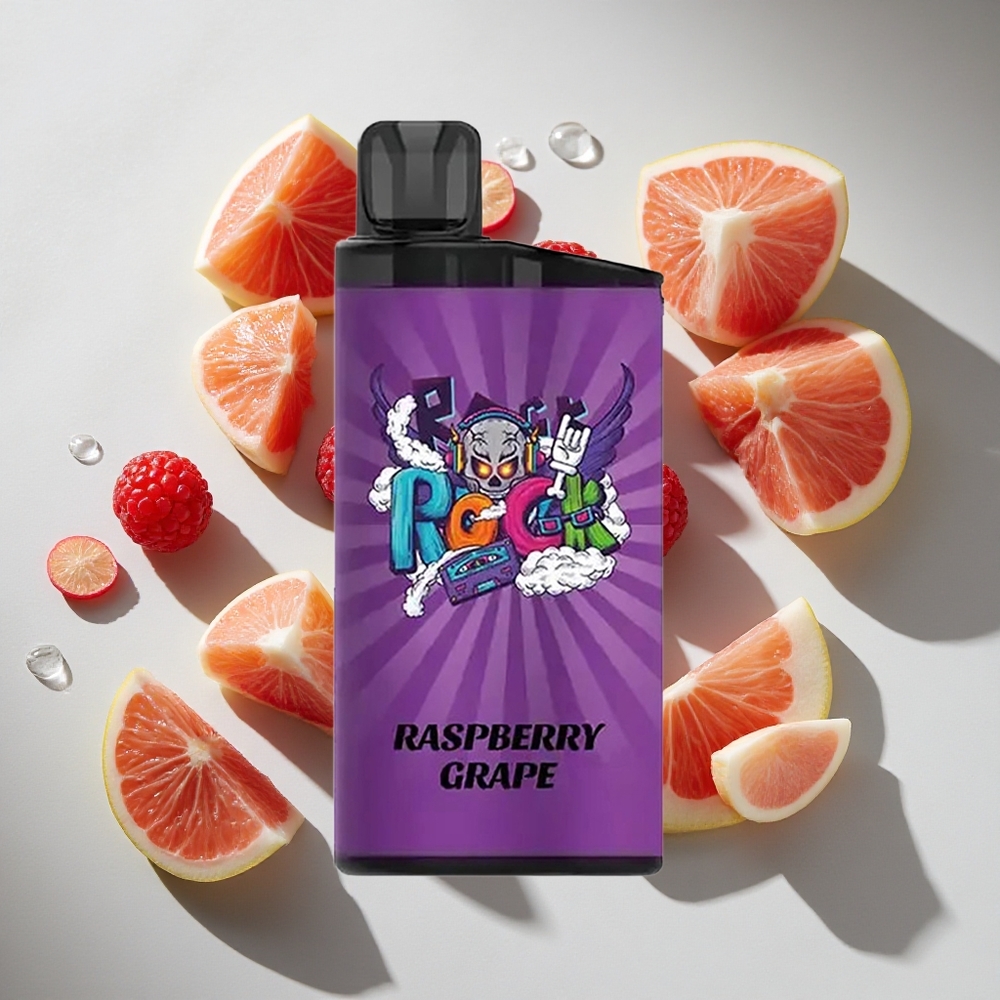 Framboos Druif IGET Bar 3500 Puffs Nederland vapes met 1400 mAh batterij