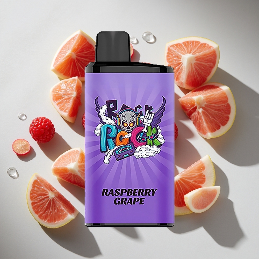 Framboos Druif IGET Bar Pro 10000 Puffs Nederland vapes - 2000 mAh Batterij  12 Ohm Mesh Coil